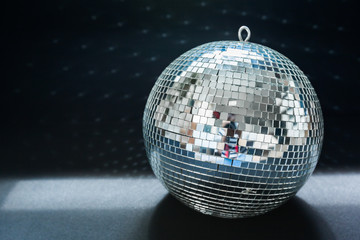 A Mirror disco ball