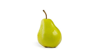 One pear isolated