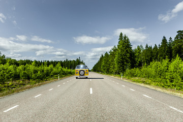 Straße in Schweden