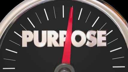 Purpose Mission Goal Reason Speedometer 3d Animation