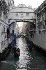 Fototapeta na wymiar Seufzerbrücke, Ponte dei Spospiri, Venedig, Italien, Europa