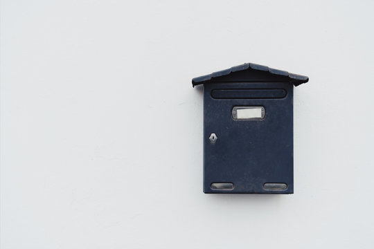 Mailbox on the white wall