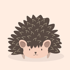 cute Hedgehog cartoon character