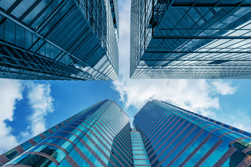 Exterior of the office buildings.