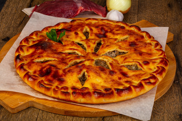 Homemade Ossetian pie