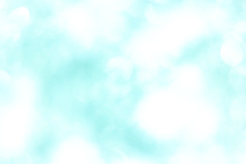 Abstract Blurred blue White bokeh background