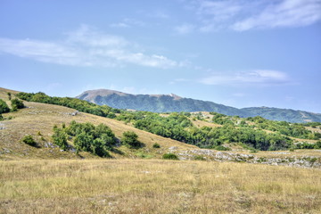 Fototapeta premium Mountain landscape, background wallpapers