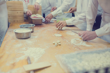 Manufacture of Dim sum.