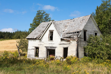 Fototapeta premium Derelict house in New Brunswick