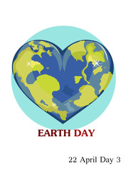 Vector Illustration of Earth Day 
