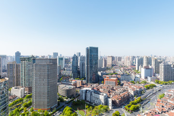 modern buildings in shanghai