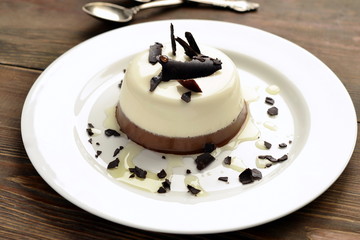 Chocolate creamy Panna Cotta
