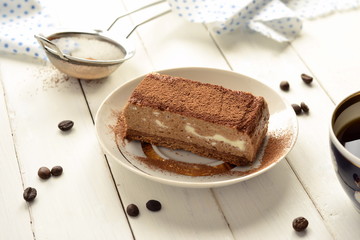 Chocolate and coffee cake
