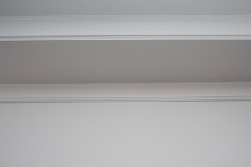 Detail of a flat ceiling edge