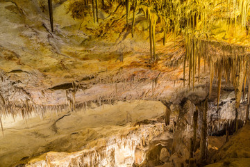 Mallorca, Amazing stalactite cave drach of porto christo