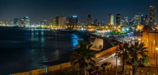 Foto op Plexiglas Tel Aviv night panorama © Igor