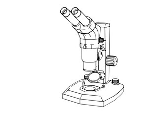 vector outline microscope