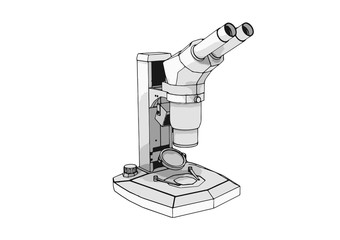 vector outline microscope
