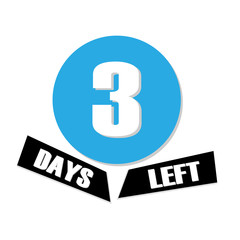 Number of days left to go badges.