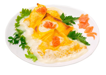 Crespelle con salmone