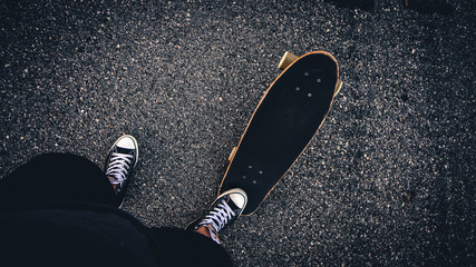 skateboarding in the mountain in america