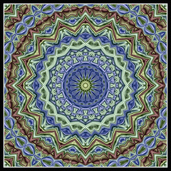 abstrakt fraktal mandala design