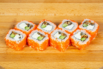 Roll with eel