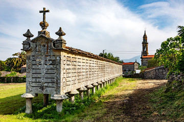Horreo Reservoir in Galicia Spain
