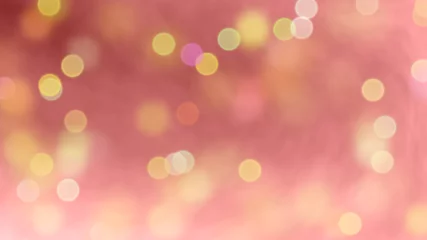 Tapeten Rose, frisse achtergrond met feestelijke bellen © JoveImages