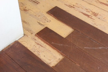 Breaking up a solid wooden floor