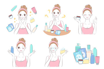 woman with beauty concept