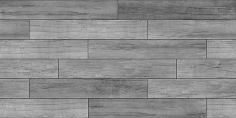 Decking gray seamless texture, bump, displace, reflect and glossiness. - obrazy, fototapety, plakaty