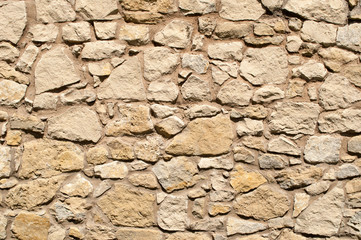 old stone wall light brown tone