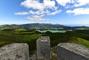 Azoren - Sao Miguel - Castelo Branco - Aussicht