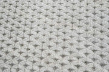 Sidewalk street square triangular pattern texture gray concrete perspective