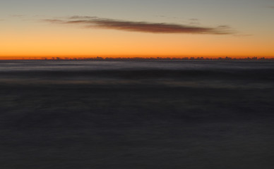 Ocean scene during Sunrise