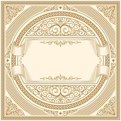 Ornate decorative vintage design