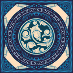 Ornate decorative vintage design