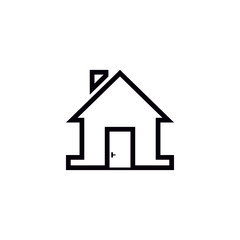 Fototapeta premium Estate home vector icon