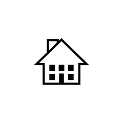 Estate home vector icon