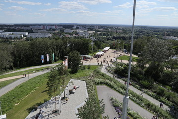Obraz premium grünes Berlin-Panorama