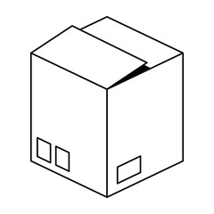 packing box carton icon