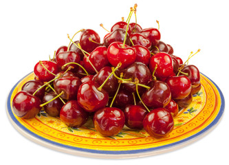  assiette de cerises 