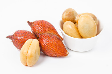 Snake Fruit, Salak or Sala Fruit of Thailand.