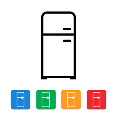 Fridge icon set