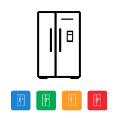 Fridge icon set
