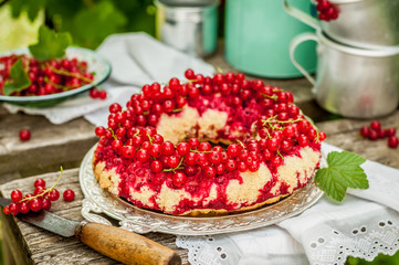 Red Currant Upside Down Bundt Cake
