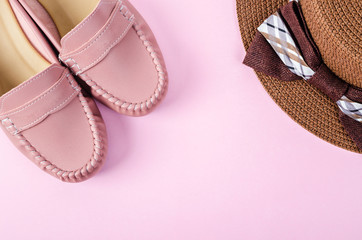 Shoes and hat women.