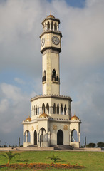 Obraz premium Chacha clock tower in Batumi. Autonomous Republic of Adjara. Georgia