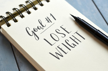 Goal No. 1 LOSE WEIGHT